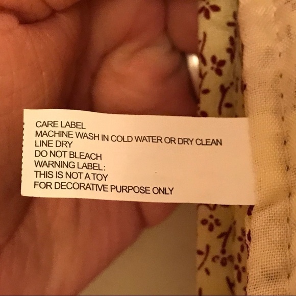 HOME‎ SWEET HOME Wall Hanging Americana Country Cottage Stars Embroidery Plaid - Picture 8 of 8